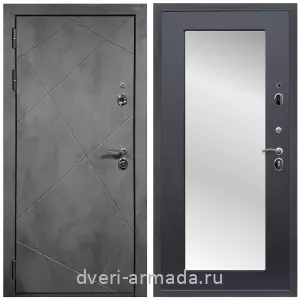 Входные двери со вставками, Дверь входная Армада Лофт МДФ 16 мм ФЛ-291 Бетон тёмный / МДФ 16 мм ФЛЗ-пастораль, Венге