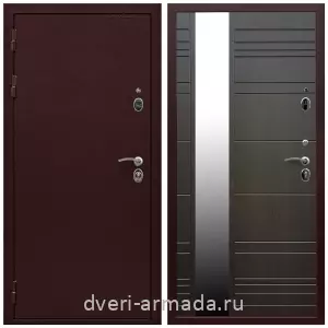 Входные двери со вставками, Дверь входная Армада Престиж 2 Антик медь / МДФ 16 мм ФЛЗ-Сити Венге