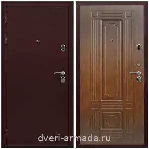 Входные двери 2050 мм, Дверь входная Армада Престиж Антик медь / МДФ 6 мм ФЛ-2 Мореная береза
