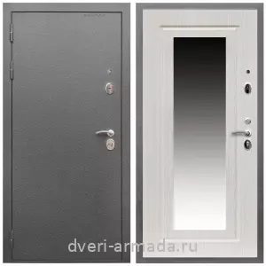Левые входные двери, Дверь входная Армада Оптима Антик серебро / МДФ 16 мм ФЛЗ-120 Дуб белёный