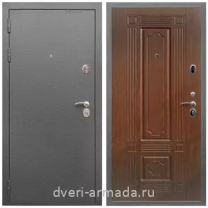 Входные двери на заказ, Дверь входная Армада Оптима Антик серебро / МДФ 16 мм ФЛ-2 Мореная береза