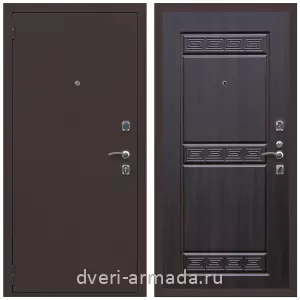 Входные двери Премиум, Дверь входная Армада Комфорт Антик медь / МДФ 10 мм ФЛ-242 Эковенге