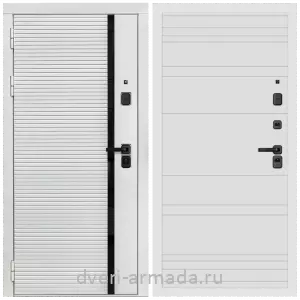 Входные двери МДФ с двух сторон, Дверь входная Армада Каскад WHITE МДФ 10 мм / МДФ 6 мм ФЛ Дуб кантри белый горизонт