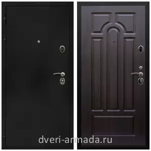 Входные двери 2050 мм, Дверь входная Армада Престиж Черная шагрень / МДФ 6 мм ФЛ-58 Венге