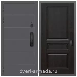 Современные входные двери, Дверь входная Армада Роуд МДФ 10 мм Kaadas K9 / МДФ 16 мм ФЛ-243 Венге