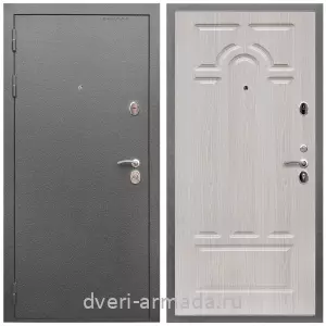 Входные двери Лондон, Дверь входная Армада Оптима Антик серебро / МДФ 16 мм ФЛ-58 Дуб белёный