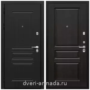 Входные двери МДФ с двух сторон, Дверь входная Армада Экстра МДФ 10 мм ФЛ-243 Черная шагрень / МДФ 16 мм ФЛ-243 Венге