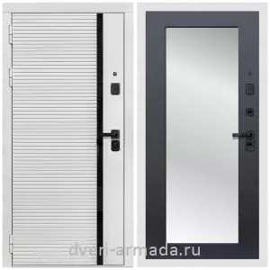 Входные двери со вставками, Дверь входная Армада Каскад WHITE МДФ 10 мм / МДФ 16 мм ФЛЗ-Пастораль, Венге
