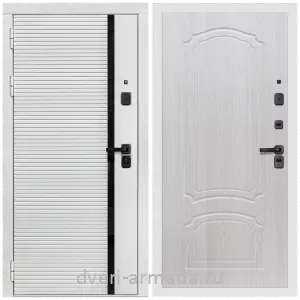 Входные двери МДФ с двух сторон, Дверь входная Армада Каскад WHITE МДФ 10 мм / МДФ 6 мм ФЛ-140 Дуб белёный