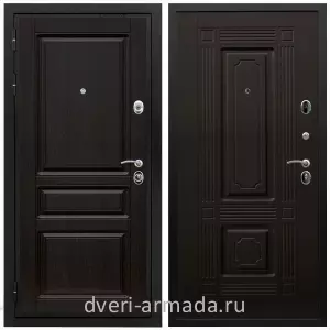 Входные двери 2050 мм, Дверь входная Армада Премиум-Н МДФ 16 мм ФЛ-243 / МДФ 16 мм ФЛ-2 Венге