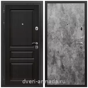 Левые входные двери, Дверь входная взломостойкая Армада Премиум-Н МДФ 16 мм ФЛ-243 / МДФ 6 мм ПЭ Цемент темный