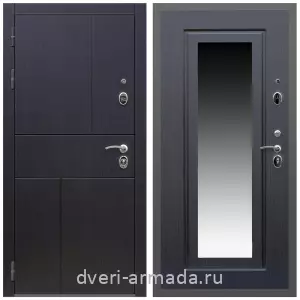 Входные двери со вставками, Дверь входная Армада Оникс МДФ 10 мм / МДФ 16 мм ФЛЗ-120 Венге