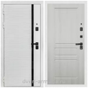 Входные двери МДФ с двух сторон, Дверь входная Армада Каскад WHITE МДФ 10 мм / МДФ 6 мм ФЛ-243 Лиственница беж
