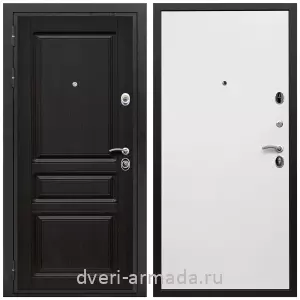 Входные двери 2050 мм, Дверь входная Армада Премиум-Н МДФ 16 мм ФЛ-243 Венге / МДФ 10 мм Гладкая белый матовый