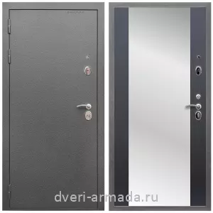 Входные двери 960х2050, Дверь входная Армада Оптима Антик серебро / МДФ 16 мм СБ-16 Венге