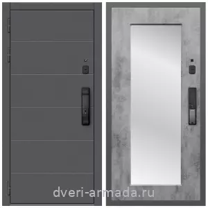 Входные двери 2050 мм, Дверь входная Армада Роуд МДФ 10 мм Kaadas K9 / МДФ 16 мм ФЛЗ-Пастораль, Бетон темный