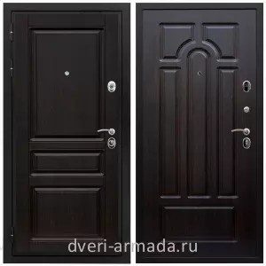 Входные двери на заказ, Дверь входная элитная Армада Премиум-Н МДФ 16 мм ФЛ-243 / МДФ 16 мм ФЛ-58 Венге