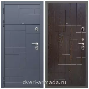 Входные двери МДФ с двух сторон, Дверь входная Армада Аккорд МДФ 10 мм / МДФ 16 мм ФЛ-57 Дуб шоколад