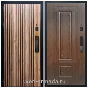 Входные двери 2050 мм, Умная входная смарт-дверь Армада Вектор Kaadas K9 / ФЛ-2 Мореная береза