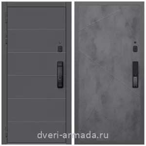Современные входные двери, Дверь входная Армада Роуд МДФ 10 мм Kaadas K9 / МДФ 10 мм ФЛ-291 Бетон темный