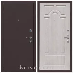 Двери со склада, Дверь входная Армада Комфорт Антик медь / МДФ 16 мм ФЛ-58 Дуб белёный