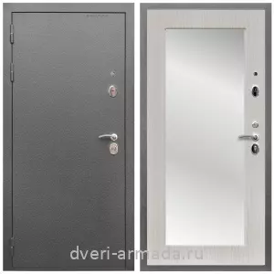 Входные двери 2050 мм, Дверь входная Армада Оптима Антик серебро / МДФ 16 мм ФЛЗ-Пастораль, Дуб белёный