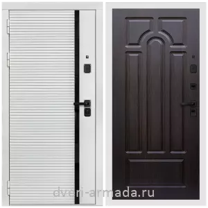 Входные двери МДФ с двух сторон, Дверь входная Армада Каскад WHITE МДФ 10 мм / МДФ 6 мм ФЛ-58 Венге