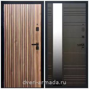 Входные двери со вставками, Дверь входная Армада Вектор МДФ 10 мм / МДФ 16 мм ФЛЗ-Сити Венге