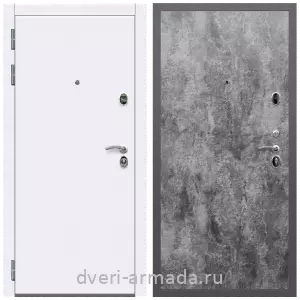 МДФ с молдингом, Дверь входная Армада Кварц МДФ 10 мм / МДФ 6 мм ПЭ Цемент темный