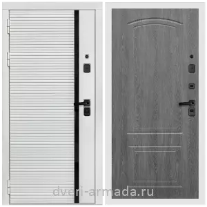 Входные двери МДФ с двух сторон, Дверь входная Армада Каскад WHITE МДФ 10 мм / МДФ 6 мм ФЛ-138 Дуб Филадельфия графит