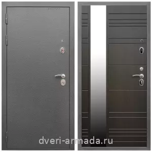Входные двери 2050 мм, Дверь входная Армада Оптима Антик серебро / МДФ 16 мм ФЛЗ-Сити Венге