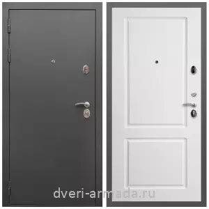Входные двери 2050 мм, Дверь входная Армада Гарант / МДФ 16 мм ФЛ-117 Белый матовый