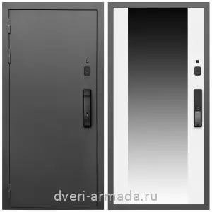 Входные двери 2050 мм, Умная входная смарт-дверь Армада Гарант Kaadas K9/ МДФ 16 мм СБ-16 Белый матовый