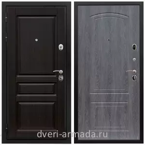 Левые входные двери, Дверь входная Армада Премиум-Н МДФ 16 мм ФЛ-243 Венге / МДФ 6 мм ФЛ-138 Дуб Филадельфия графит