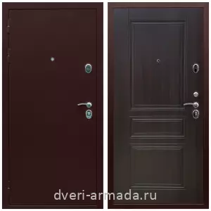 Двери со склада, Дверь входная Армада Люкс Антик медь / МДФ 6 мм ФЛ-243 Эковенге наружная с утеплением в частный дом