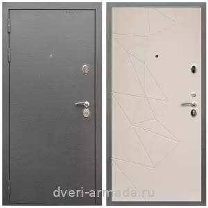 Входные двери 2050 мм, Дверь входная Армада Оптима Антик серебро / МДФ 16 мм ФЛ-139 Какао нубук софт
