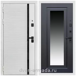 Входные двери со вставками, Дверь входная Армада Каскад WHITE МДФ 10 мм / МДФ 16 мм ФЛЗ-120 Венге