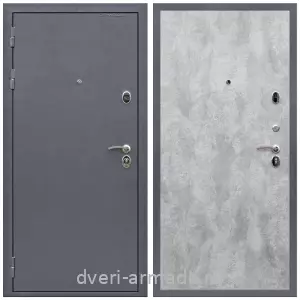 Левые входные двери, Дверь входная Армада Престиж Антик серебро / МДФ 6 мм ПЭ Цемент светлый