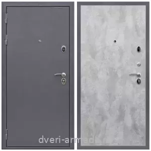 Входные двери 2050 мм, Дверь входная Армада Престиж Антик серебро / МДФ 6 мм ПЭ Цемент светлый