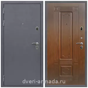 Входные двери 2050 мм, Дверь входная Армада Престиж Антик серебро / МДФ 6 мм ФЛ-2 Мореная береза