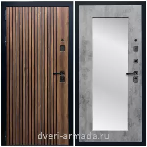 Входные двери со вставками, Дверь входная Армада Вектор МДФ 10 мм / МДФ 16 мм ФЛЗ-Пастораль, Бетон темный