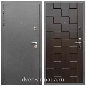 Входные двери Лондон, Дверь входная Армада Оптима Антик серебро / МДФ 16 мм ОЛ-39 Эковенге