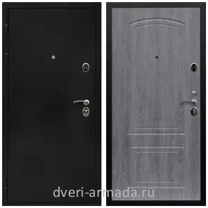 Входные двери 2050 мм, Дверь входная Армада Престиж Черная шагрень / МДФ 6 мм ФЛ-138 Дуб Филадельфия графит
