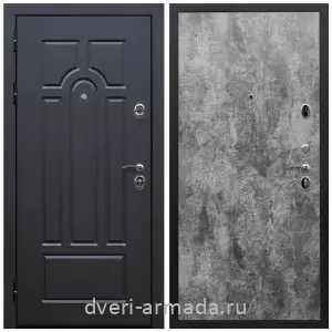 Входные двери 960х2050, Дверь входная Армада Эврика МДФ 10 мм ФЛ-58 / МДФ 6 мм ПЭ Цемент темный