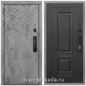 Готовые входные двери, Дверь входная Армада Квадро МДФ 16 мм Kaadas K9 / МДФ 6 мм ФЛ-2 Венге