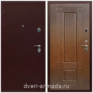 Входные двери на заказ, Дверь входная Армада Люкс Антик медь / МДФ 16 мм ФЛ-2 Мореная береза