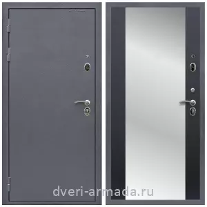 Входные двери со вставками, Дверь входная Армада Престиж Strong антик серебро / МДФ 16 мм СБ-16 Венге
