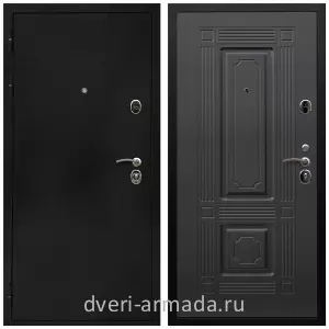 Левые входные двери, Дверь входная Армада Престиж Черная шагрень / МДФ 6 мм ФЛ-2 Венге