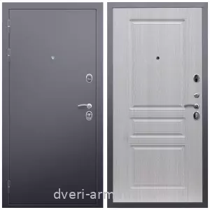 Взломостойкие входные двери, Дверь входная Армада Люкс Антик серебро / МДФ 16 мм ФЛ-243 Дуб белёный