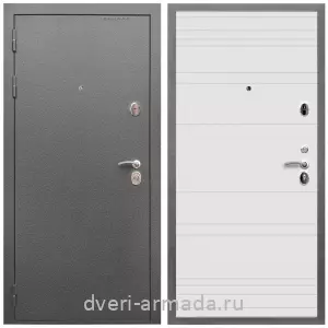 Входные двери 2050 мм, Дверь входная Армада Оптима Антик серебро / МДФ 16 мм ФЛ Дуб кантри белый горизонт